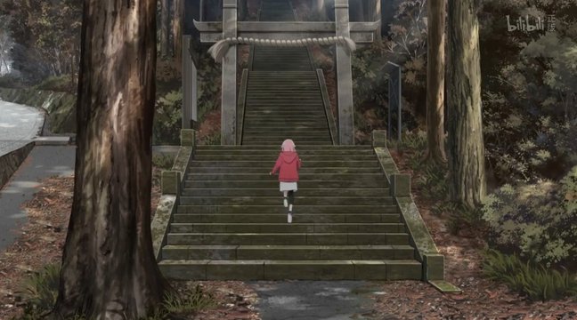 Stone steps in front of a temple